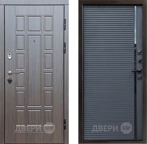 Входная металлическая Дверь Престиж Престиж Porte Черный кварц