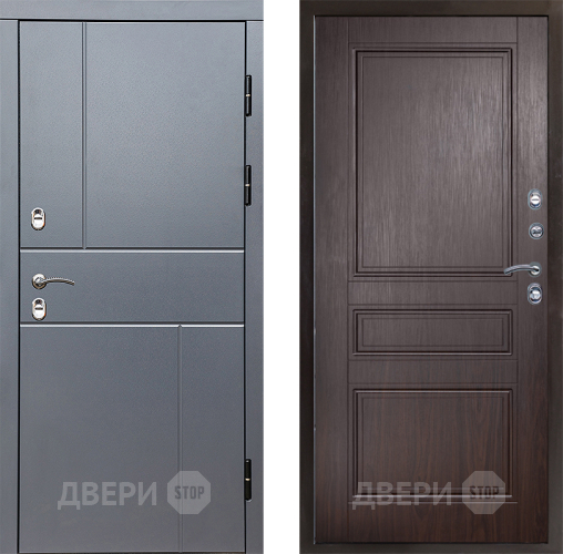 Дверь Престиж TERMO с терморазрывом Горизонт Грэй Классика Венге