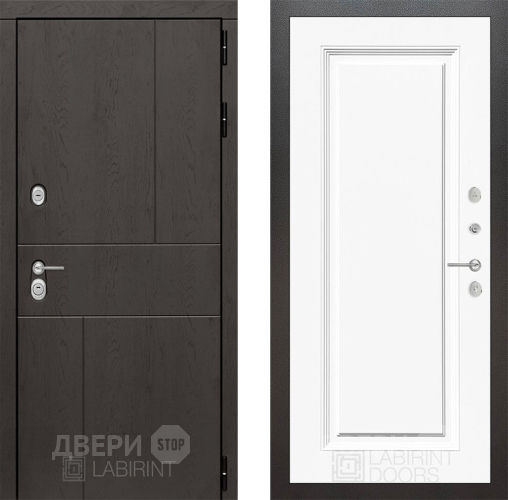 Дверь Лабиринт (LABIRINT) Urban 27 Белый (RAL-9003)