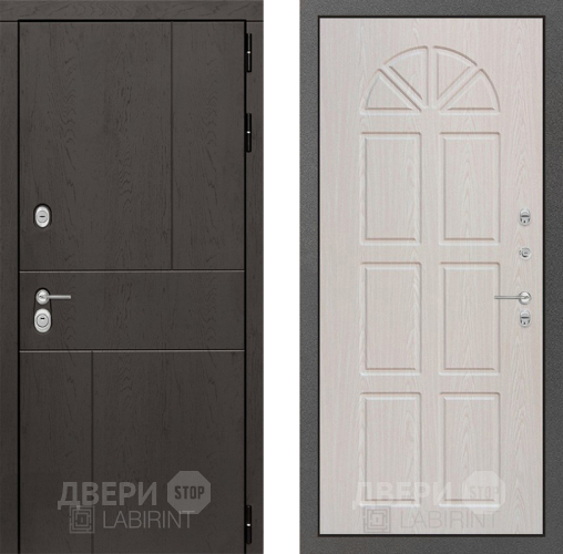 Входная металлическая Дверь Лабиринт (LABIRINT) Urban 15 VINORIT Алмон 25