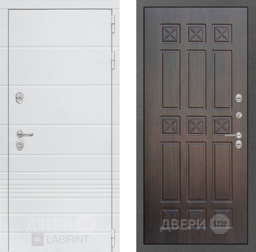 Входная металлическая Дверь Лабиринт (LABIRINT) Трендо 16 VINORIT Алмон 28