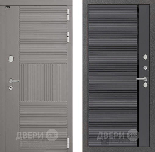 Входная металлическая Дверь Лабиринт (LABIRINT) Формо 22 Графит софт