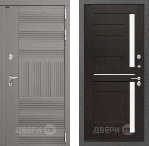 Входная металлическая Дверь Лабиринт (LABIRINT) Формо 02 Венге