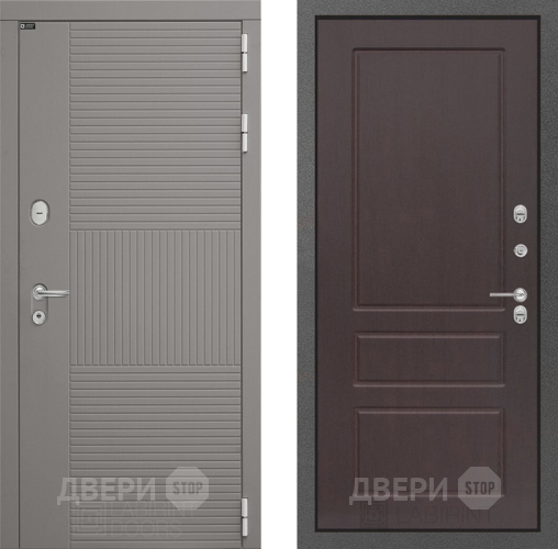 Входная металлическая Дверь Лабиринт (LABIRINT) Формо 03 Орех премиум