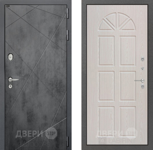 Входная металлическая Дверь Лабиринт (LABIRINT) Лофт 15 VINORIT Алмон 25