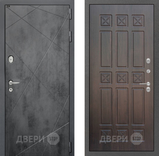 Входная металлическая Дверь Лабиринт (LABIRINT) Лофт 16 VINORIT Алмон 28