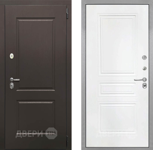 Входная металлическая Дверь Интекрон (INTECRON) Кампо ФЛ-243 Белый матовый