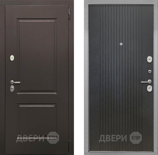 Входная металлическая Дверь Интекрон (INTECRON) Кампо ФЛ-295 Лофт черный