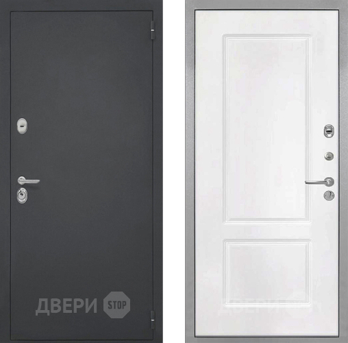 Входная металлическая Дверь Интекрон (INTECRON) Гектор КВ-2 Белый матовый
