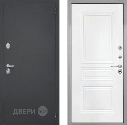 Входная металлическая Дверь Интекрон (INTECRON) Гектор ФЛ-243 Белый матовый