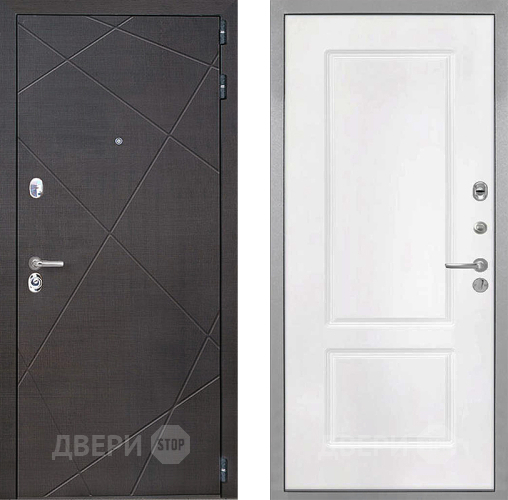 Входная металлическая Дверь Интекрон (INTECRON) Сенатор Лучи КВ-2 Белый матовый