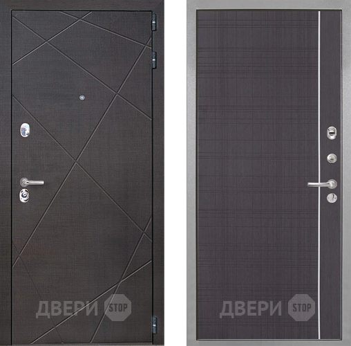 Входная металлическая Дверь Интекрон (INTECRON) Сенатор Лучи В-07 с молдингом Венге