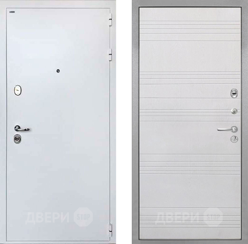Входная металлическая Дверь Интекрон (INTECRON) Колизей White ФЛ-316 Белый ясень