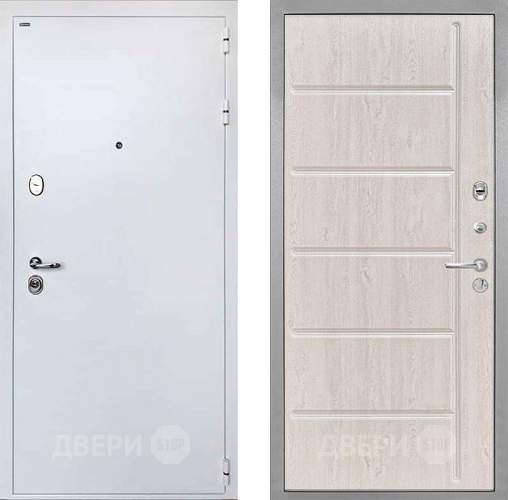 Входная металлическая Дверь Интекрон (INTECRON) Колизей White ФЛ-102 Сосна белая