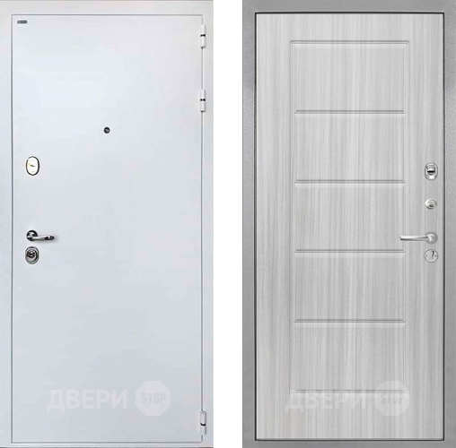 Входная металлическая Дверь Интекрон (INTECRON) Колизей White ФЛ-39 Сандал белый