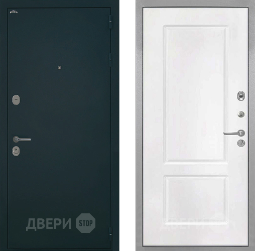 Входная металлическая Дверь Интекрон (INTECRON) Греция КВ-2 Белый матовый