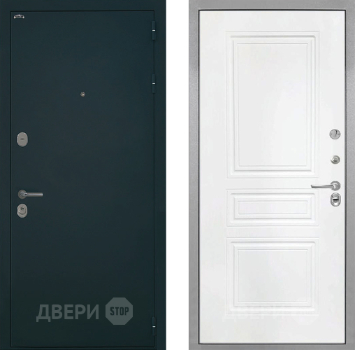 Входная металлическая Дверь Интекрон (INTECRON) Греция ФЛ-243 Белый матовый