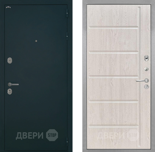Входная металлическая Дверь Интекрон (INTECRON) Греция ФЛ-102 Сосна белая