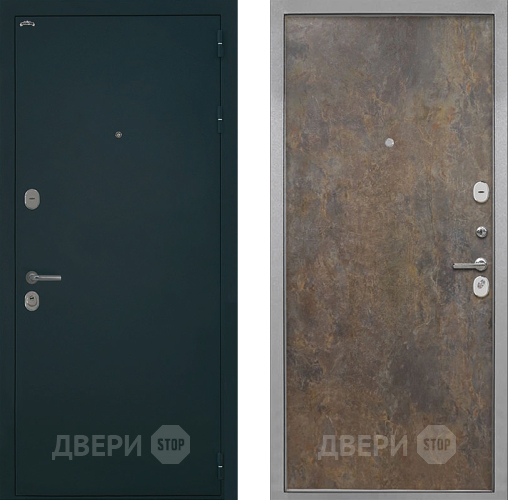 Входная металлическая Дверь Интекрон (INTECRON) Греция Гладкая Гранж
