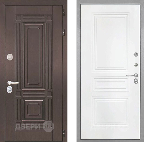 Входная металлическая Дверь Интекрон (INTECRON) Италия ФЛ-243 Белый матовый