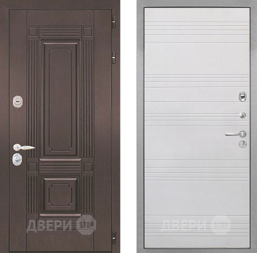 Входная металлическая Дверь Интекрон (INTECRON) Италия ФЛ-316 Белый ясень