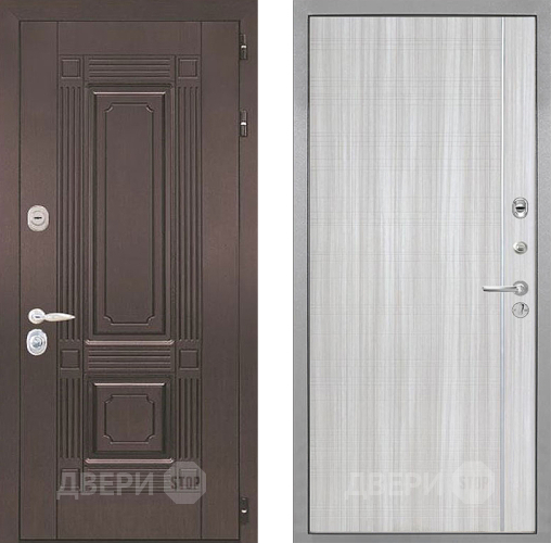 Входная металлическая Дверь Интекрон (INTECRON) Италия В-07 с молдингом Сандал белый