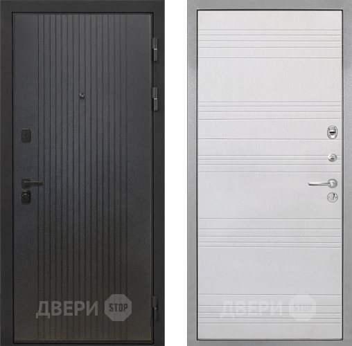Дверь Интекрон (INTECRON) Профит Black ФЛ-295 ФЛ-316 Белый ясень