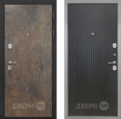 Входная металлическая Дверь Интекрон (INTECRON) Гектор Гранж ФЛ-295 Лофт черный