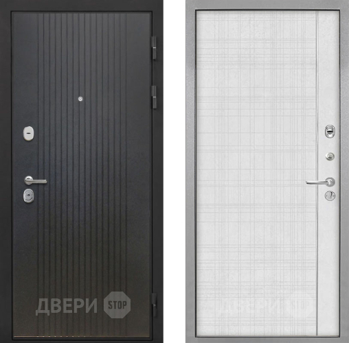 Входная металлическая Дверь Интекрон (INTECRON) Гектор ФЛ-295 В-07 с молдингом Лофт белый