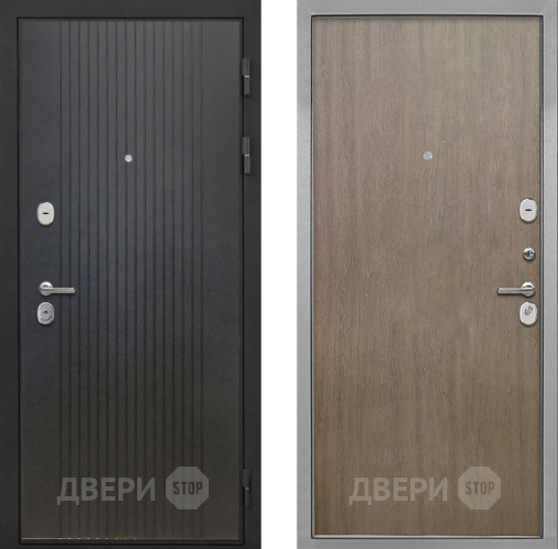 Входная металлическая Дверь Интекрон (INTECRON) Гектор ФЛ-295 Гладкая шпон Венге коричневый