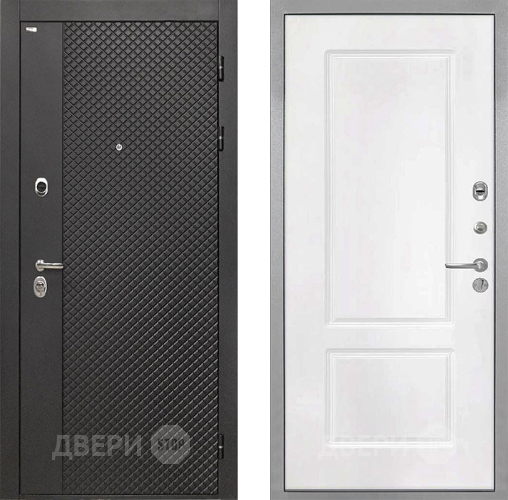 Дверь Интекрон (INTECRON) Олимпия Black 4К КВ-2 Белый матовый