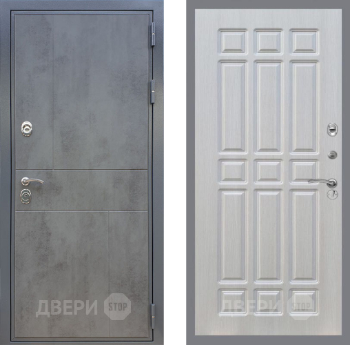 Входная металлическая Дверь Рекс (REX) ФЛ-290 FL-33 Лиственница беж