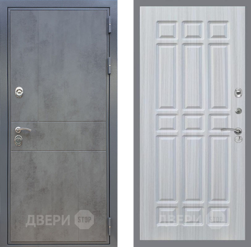Входная металлическая Дверь Рекс (REX) ФЛ-290 FL-33 Сандал белый