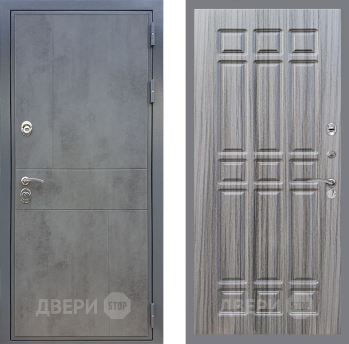Входная металлическая Дверь Рекс (REX) ФЛ-290 FL-33 Сандал грей
