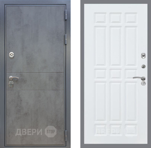 Входная металлическая Дверь Рекс (REX) ФЛ-290 FL-33 Силк Сноу