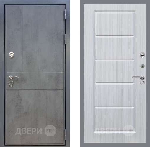 Входная металлическая Дверь Рекс (REX) ФЛ-290 FL-39 Сандал белый