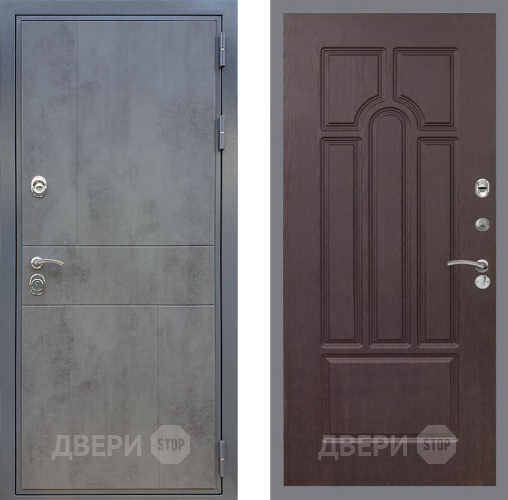Входная металлическая Дверь Рекс (REX) ФЛ-290 FL-58 Венге