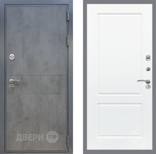 Входная металлическая Дверь Рекс (REX) ФЛ-290 FL-117 Силк Сноу