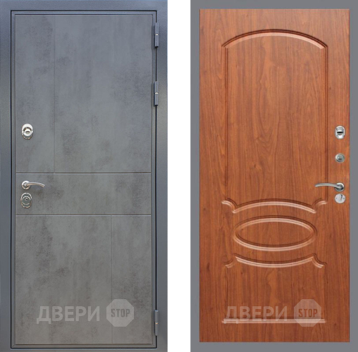 Входная металлическая Дверь Рекс (REX) ФЛ-290 FL-128 Морёная берёза