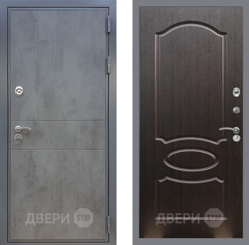 Входная металлическая Дверь Рекс (REX) ФЛ-290 FL-128 Венге светлый