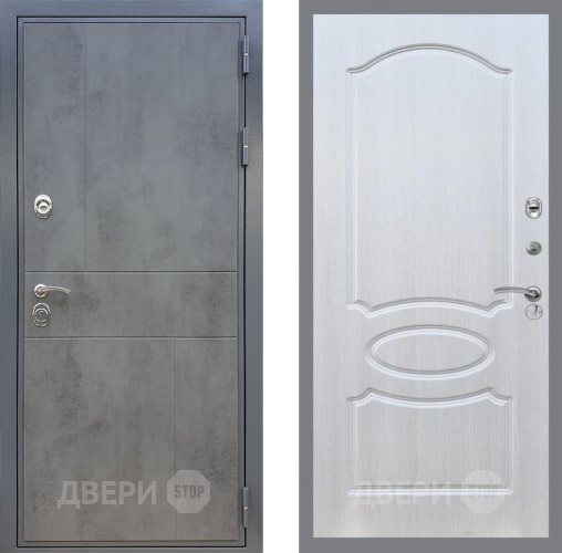 Входная металлическая Дверь Рекс (REX) ФЛ-290 FL-128 Лиственница беж