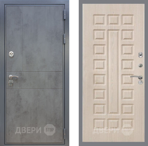 Входная металлическая Дверь Рекс (REX) ФЛ-290 FL-183 Беленый дуб