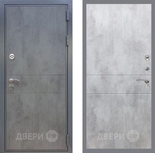 Входная металлическая Дверь Рекс (REX) ФЛ-290 FL-290 Бетон светлый