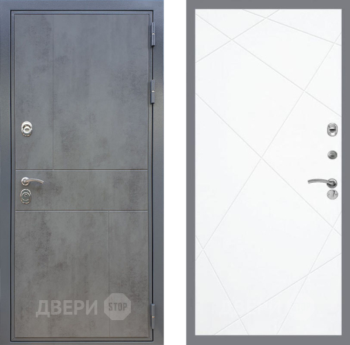Входная металлическая Дверь Рекс (REX) ФЛ-290 FL-291 Силк Сноу