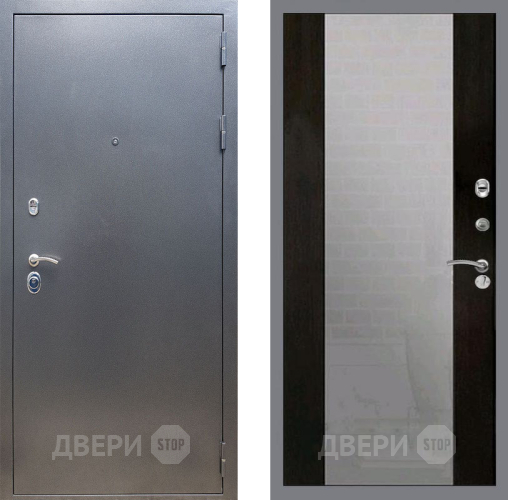 Входная металлическая Дверь Рекс (REX) 11 СБ-16 Зеркало Венге