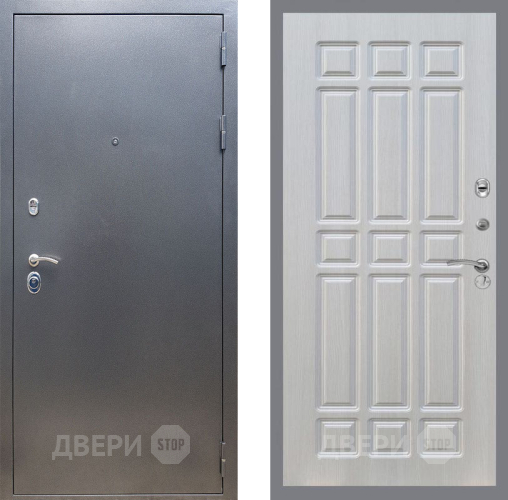 Входная металлическая Дверь Рекс (REX) 11 FL-33 Лиственница беж