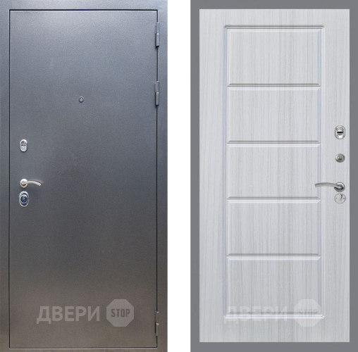 Входная металлическая Дверь Рекс (REX) 11 FL-39 Сандал белый
