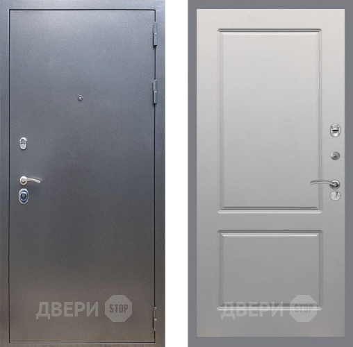 Входная металлическая Дверь Рекс (REX) 11 FL-117 Грей софт
