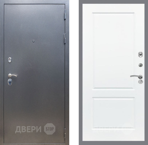 Входная металлическая Дверь Рекс (REX) 11 FL-117 Силк Сноу