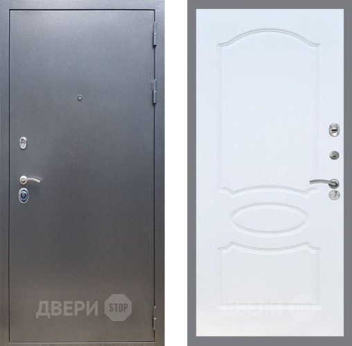 Входная металлическая Дверь Рекс (REX) 11 FL-128 Белый ясень